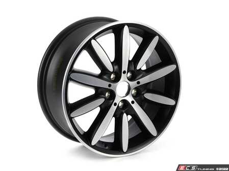 ES#3110935 - 36116855112 - 503 MINI Propeller Spoke Wheel 17" (5x112) Night Black - Priced Each - 7J X 17 ET:54 - Genuine MINI - MINI