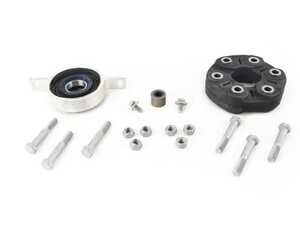 ES#4666780 - 26128615621KT - Driveshaft Overhaul Kit - Includes the basic components needed when replacing the center support bearing and front universal joint, featuring quality aftermarket components - Assembled By ECS - BMW