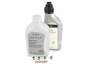 ES#4620204 - G055515A2KT - Rear Differential Service Kit - Complete kit with Genuine fluids and magnetic drain plugs to service your rear differential. - Assembled By ECS - Audi