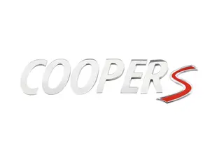 MINI Cooper S Model Lettering