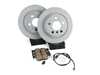 ES#4351863 - 34216799367kt2KT - Rear Brake Service Kit - Featuring Zimmerman rotors and ECS DD23 Daily Driver ceramic pads - Assembled By ECS - BMW MINI