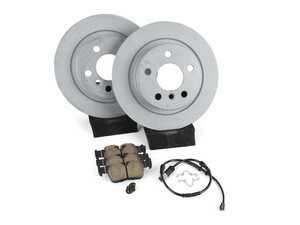 ES#4351863 - 34216799367kt2KT - Rear Brake Service Kit - Featuring Zimmerman rotors and ECS DD23 Daily Driver ceramic pads - Assembled By ECS - BMW MINI
