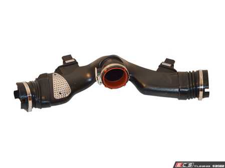 ES#4674492 - 6420908237 - Air Intake Duct - Includes air mass sensors. New part, no core charge required. - Hamburg Tech - Mercedes Benz