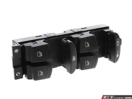 ES#4674599 - 95561315602 - Driver Master Control Switch For Windows - Matte Black - Mounted in the driver's door - Vemo - Porsche