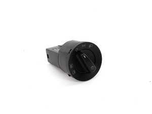 ES#1055244 - 1C0941531A20H - Standard European Headlight Switch - Black - Controls headlights, parking lights, front fog lights, and rear fog lights - Genuine Volkswagen Audi - Volkswagen