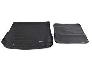 ES#3458812 - 40726SK - Cargo Liner With Bumper Protector - Black  - The best protection for your trunk and rear bumper in any situation - WeatherTech - Porsche