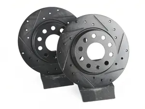 Rear V5 Drilled & Slotted Brake Rotors - Set (272x10)