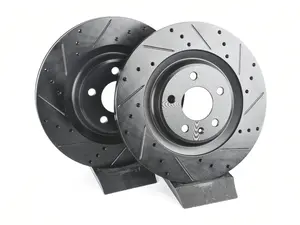 Rear V5 Drilled & Slotted Brake Rotors - Set (330x22)