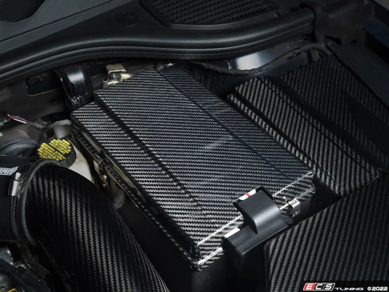 ECS - 014676LA01KT - MK8 GTI / Golf R Carbon Fiber Battery Cover Kit