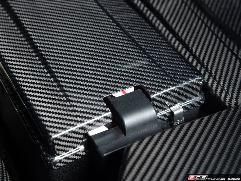 ECS 014676LA01KT MK8 GTI / Golf R Carbon Fiber Battery Cover Kit