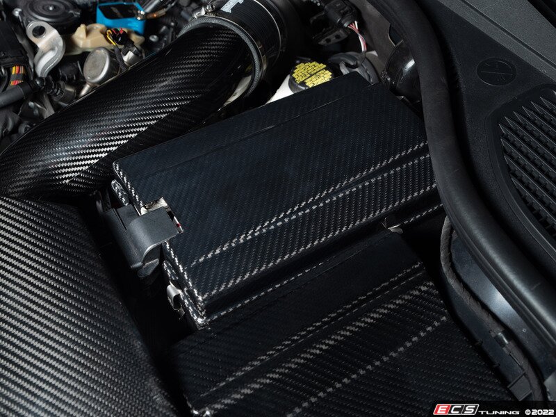 ECS 014676LA01KT MK8 GTI / Golf R Carbon Fiber Battery Cover Kit