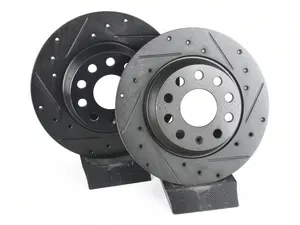 Rear V5 Drilled & Slotted Brake Rotors - Set (282x12)