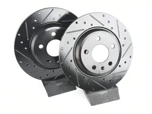 Rear V5 Drilled & Slotted Brake Rotors - Set (300x12)