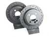 ES#5457086 - 34111502891KT19 - Performance Rear Brake Service Kit - Featuring ECS V5 drilled & slotted rotors and ECS EP24 "Enthusiast Performance" pads. - Assembled By ECS - MINI