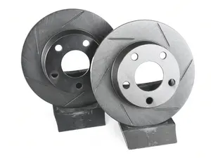 Rear V5 Slotted Brake Rotors - Set (255x10) 1.50