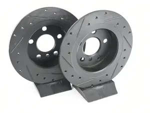 Rear V5 Drilled & Slotted Brake Rotors - Set (280x10)