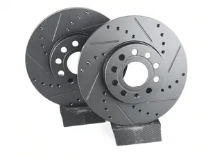 Front V5 Drilled & Slotted Brake Rotors - Set (288x25)