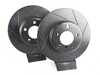 ES#4669101 - 34116864906-S - Front V5 Slotted Brake Rotors - Set (324x30) - Precision manufactured for consistent stopping power during high performance driving. Featuring a matte black zinc coating for corrosion protection. - ECS - BMW