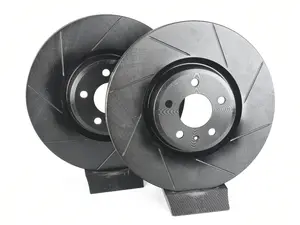 Front V5 Slotted Brake Rotors - Set (350x34)