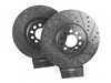 ES#412 - MK4TTBBKNPXS - 337/20th/GLI front Brake Rotor/Carrier Kit - ECS GEOMET Cross Drilled & Slotted Rotors (312x25) - Upgrade to larger rotors for increased brake torque. Reuse your stock calipers, pads, and mounting hardware! - ECS - Volkswagen