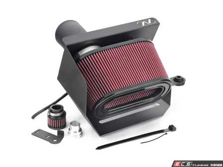 ES#4491490 - 65.10.06R - P-Flo Air Intake Kit - Black Pipe - Red Oiled Filter - Produce more HP, improve throttle response, and generate more intake/diverter valve volume. - Neuspeed - Audi Volkswagen