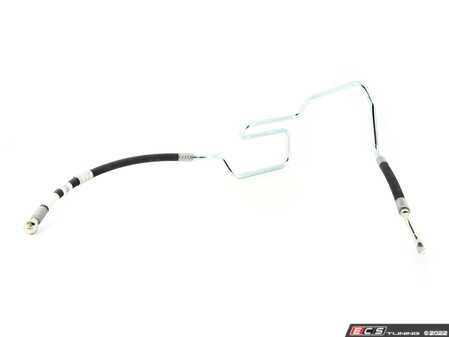 ES#3698916 - 1J0422893N - Power Steering Pressure Hose - Runs from power steering pump to rack. For manual transmission only. - Burgaflex - Volkswagen