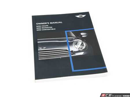 ES#2677201 - 01402917323 - OWNER'S MANUAL FOR R57,R58,R - Genuine MINI - MINI