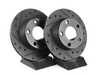 ES#2562616 - 4B0601BXSGMTKT1 - Performance Rear Brake Service Kit - Featuring ECS V5 Drilled & Slotted rotors and ECS EP24 Enthusiast Performance pads - Assembled By ECS - Audi