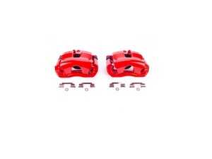 ES#4675606 - S6066 - Front Red Calipers - Pair - Featuring Red Powerstop Front Calipers, With Hardware - Power Stop - Mercedes Benz
