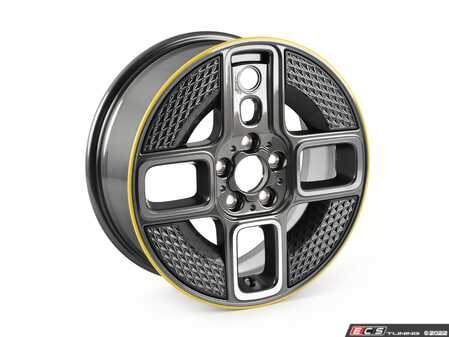 ES#4023905 - 36106889171 - F56 BEV Cooper SE MINI Corona Spoke LA Wheel Electric 17" (5x112) Style 737 - Priced Each  - 7JX17 ET:54 - Genuine MINI - MINI
