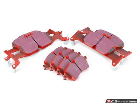 ES#4500176 - dp32290cKT - RedStuff Performance Brake Pad Set - Front & Rear  - A high performance street pad, featuring Kevlar technology. - EBC - Audi