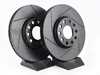 ES#2587543 - D1427DKT1 - Performance Front Brake Service Kit - ECS Slotted V5 Rotors with ECS EP24 "Enthusiast Performance" brake pads. - Assembled By ECS - Volkswagen