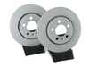 ES#4668196 - 8N0615601B-P - Rear V5 Plain Brake Rotors - Set (256x22) - Precision manufactured and featuring a GeoSpec corrosion-resistant coating - ECS - Audi Volkswagen