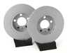 ES#4668196 - 8N0615601B-P - Rear V5 Plain Brake Rotors - Set (256x22) - Precision manufactured and featuring a GeoSpec corrosion-resistant coating - ECS - Audi Volkswagen