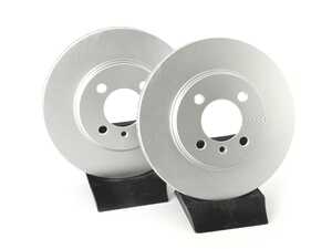 ES#4669202 - 34111160915-P - Front V5 Plain Brake Rotors - Set (260x22) - Precision manufactured and featuring a GeoSpec corrosion-resistant coating - ECS - BMW