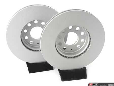 ES#4830628 - MK7145BS7KT - Front Brake Service Kit - Basic (288X25) - Featuring ECS V5 Plain Rotors and EBC Greenstuff Pads - Assembled By ECS - Volkswagen