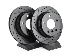 Rear V5 Drilled & Slotted Brake Rotors - Set (276x19)