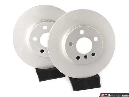 ES#4668600 - 34116866297-P - Front V5 Plain Brake Rotors - Set (294x22) - Precision manufactured and featuring a GeoSpec corrosion-resistant coating - ECS - MINI