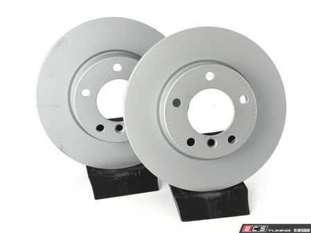 ES#4669106 - 34116864060-P - Front V5 Plain Brake Rotors - Set (286x22) - Precision manufactured and featuring a GeoSpec corrosion-resistant coating - ECS - BMW
