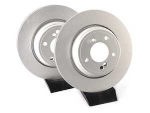 ES#4669056 - 34212229379-P - Rear V5 Plain Brake Rotors - Set (328x20) - Precision manufactured and featuring a GeoSpec corrosion-resistant coating - ECS - BMW