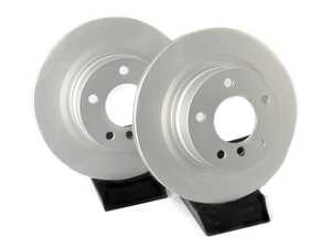 ES#4668975 - 34216855005-P - Rear V5 Plain Brake Rotors - Set (300x20) - Precision manufactured and featuring a GeoSpec corrosion-resistant coating - ECS - BMW