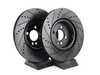 ES#5457116 - 34116855782KT14 - Performance Front Brake Service Kit - JCW - Featuring ECS V5 drilled & slotted rotors & ECS EP24 "Enthusiast Performance" pads. - Assembled By ECS - MINI
