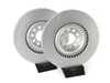 ES#4668406 - 1K0615301AR-P - Front V5 Plain Brake Rotors - Set (345x30) - Precision manufactured and featuring a GeoSpec corrosion-resistant coating - ECS - Audi Volkswagen