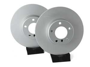 ES#4669144 - 34116767059-P - Front V5 Plain Brake Rotors - Set (324x30) - Precision manufactured and featuring a GeoSpec corrosion-resistant coating - ECS - BMW