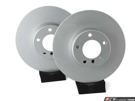 ES#4669144 - 34116767059-P - Front V5 Plain Brake Rotors - Set (324x30) - Precision manufactured and featuring a GeoSpec corrosion-resistant coating - ECS - BMW
