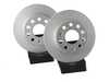 ES#4668286 - 5Q0615601F-P - Rear V5 Plain Brake Rotors - Set (253x10) - Precision manufactured and featuring a GeoSpec corrosion-resistant coating. OE reference 1K0615601AB - ECS - Audi Volkswagen