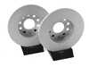 ES#4668286 - 5Q0615601F-P - Rear V5 Plain Brake Rotors - Set (253x10) - Precision manufactured and featuring a GeoSpec corrosion-resistant coating. OE reference 1K0615601AB - ECS - Audi Volkswagen