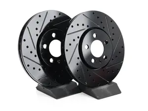 Front V5 Drilled & Slotted Brake Rotors - Set (288x25)

