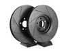 ES#4668341 - 4H0615301AN-S - Front V5 Slotted Brake Rotors - Set (380x36) - Precision manufactured for consistent stopping power during high performance driving. Featuring a matte black zinc coating for corrosion protection. - ECS - Audi