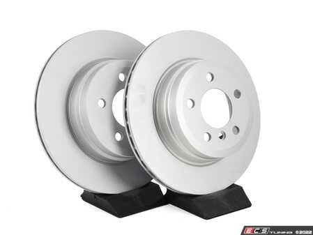 ES#4668908 - 34216868940-P - Rear V5 Plain Brake Rotors - Set (320x20) - Precision manufactured and featuring a GeoSpec corrosion-resistant coating. - ECS - BMW